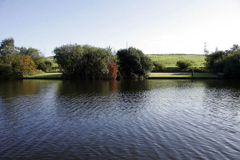 North Bank casting areas Arnfield Fly Fishery